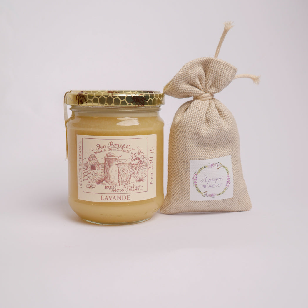 Geschenkset Lavendelsäckchen & Lavendelhonig