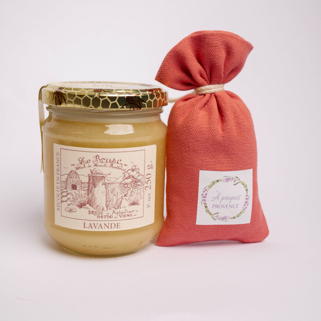 Geschenkset Lavendelsäckchen & Lavendelhonig