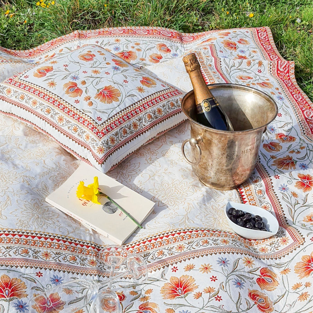 Gartentischdecke Jacquard Made in France