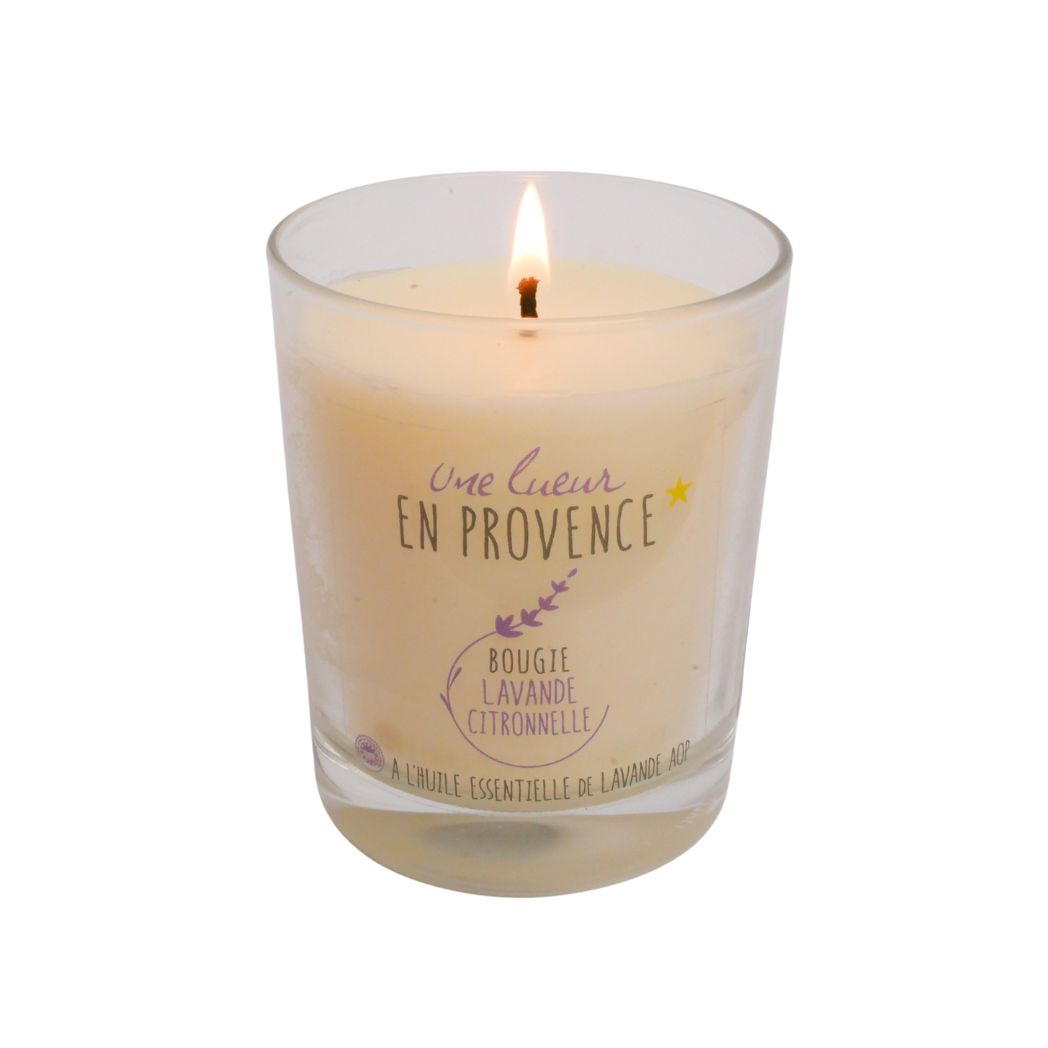 Bio Citronella & Lavendel Duftkerze Provence