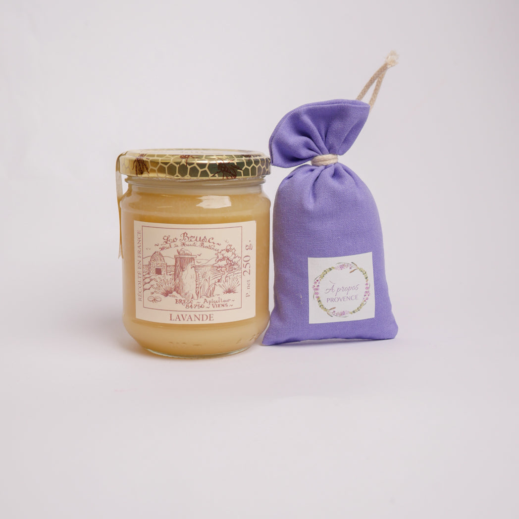 Geschenkset Lavendelsäckchen & Lavendelhonig