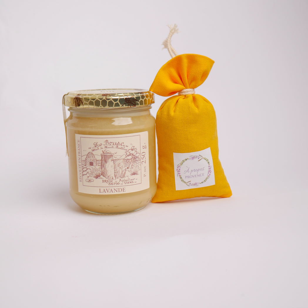 Geschenkset Lavendelsäckchen & Lavendelhonig