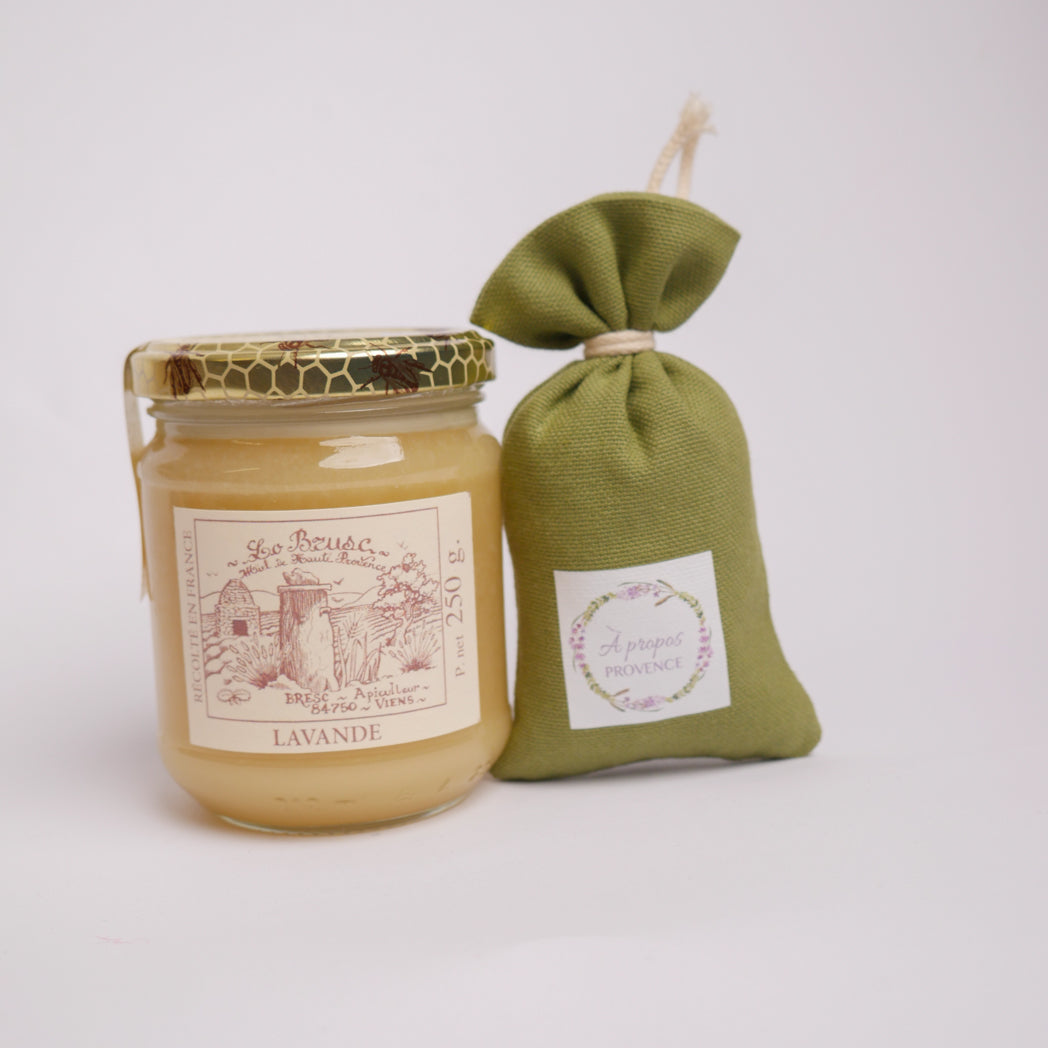 Geschenkset Lavendelsäckchen & Lavendelhonig
