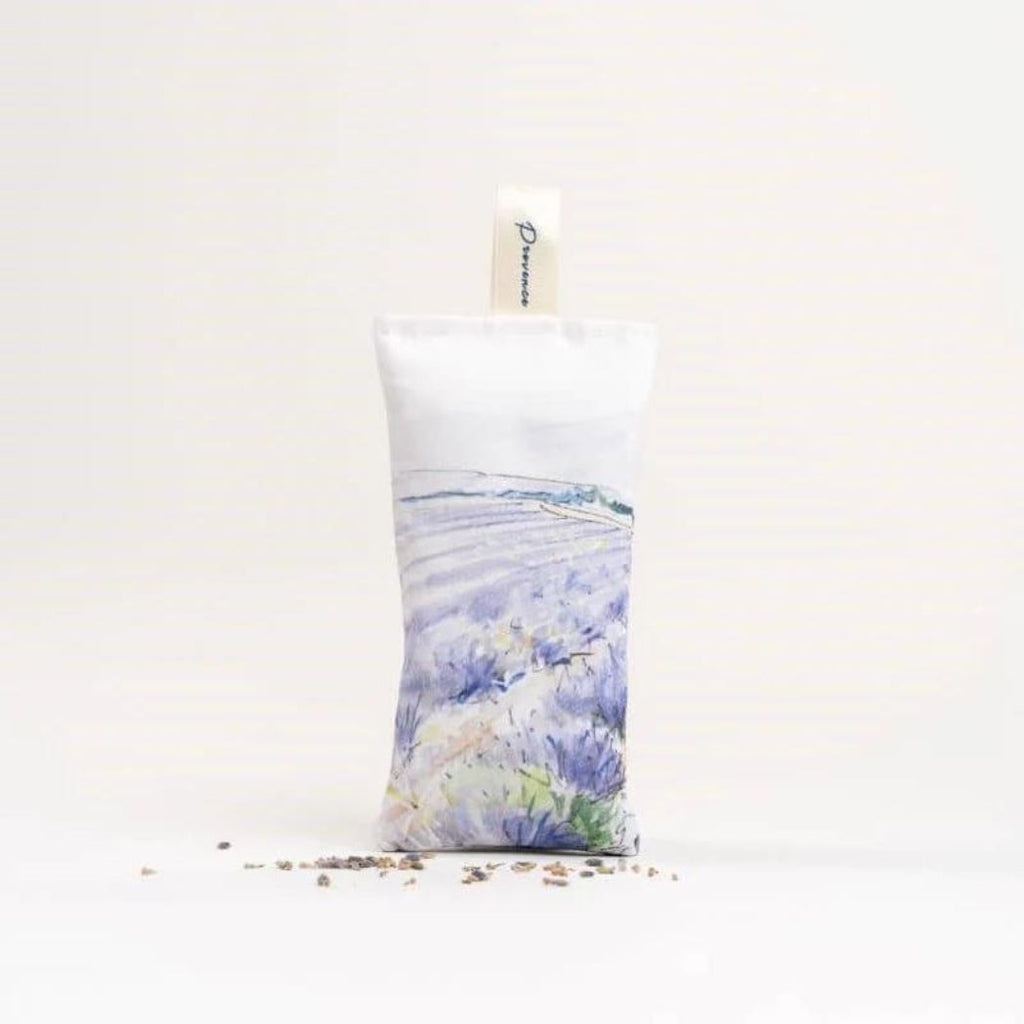 Lavendel Duftsäckchen BIO mit Aquarell "Lavande"