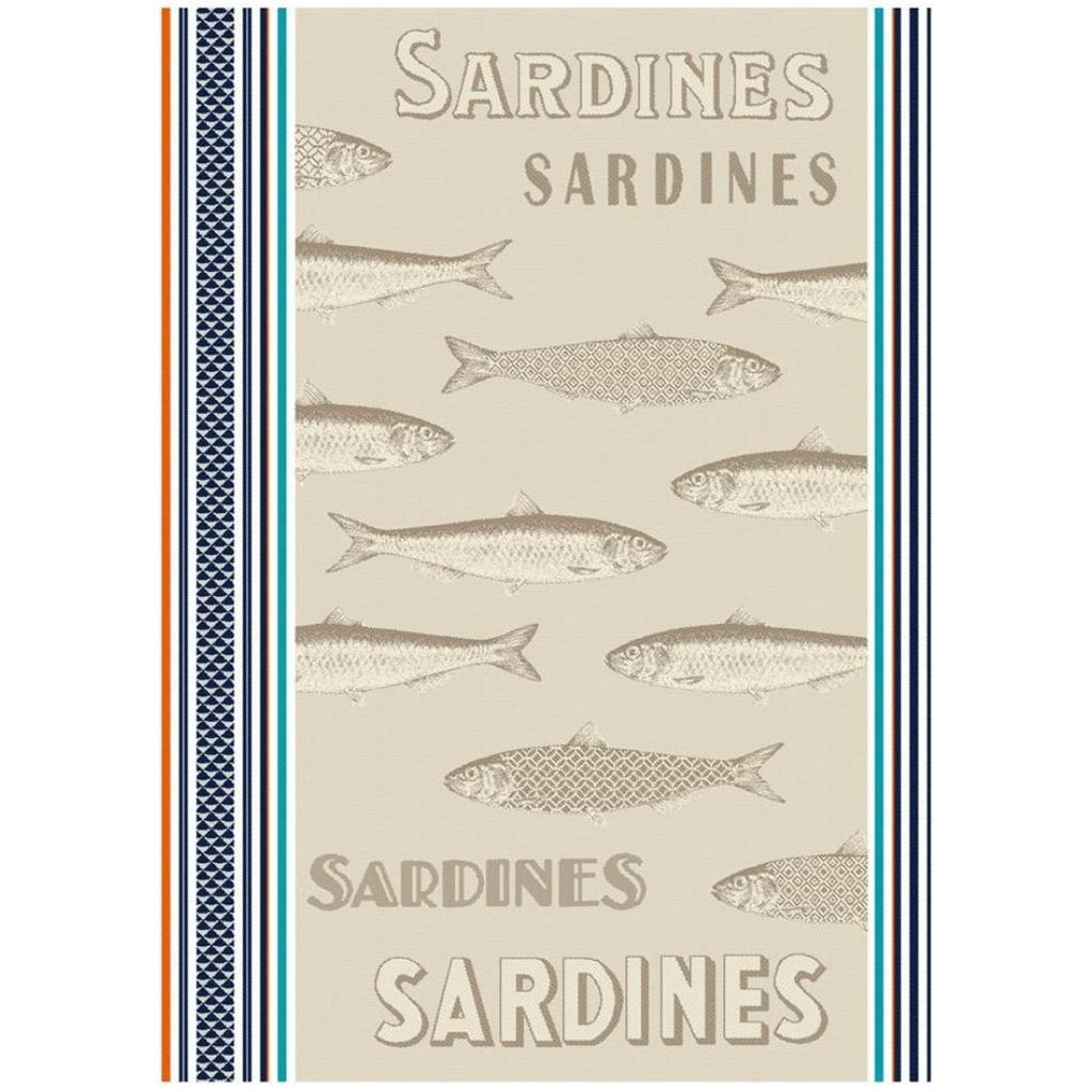 Geschirrtuch Sardinen Frankreich