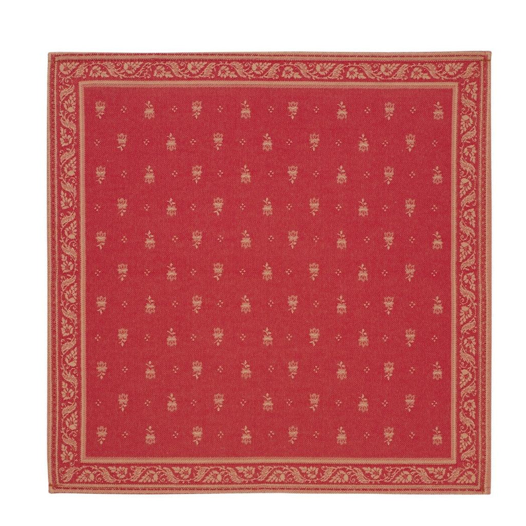 Jacquard-Serviette-rot