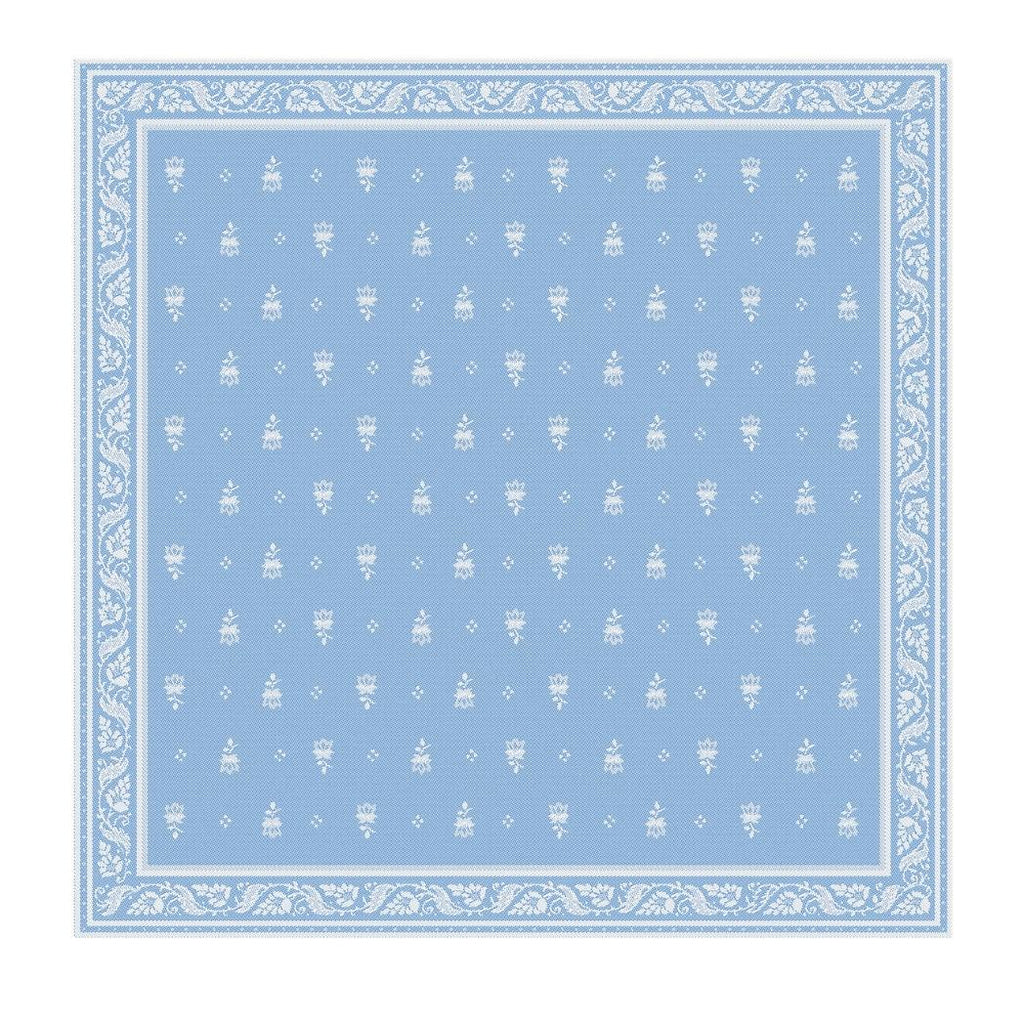 Blaue-Jacquard-Serviette