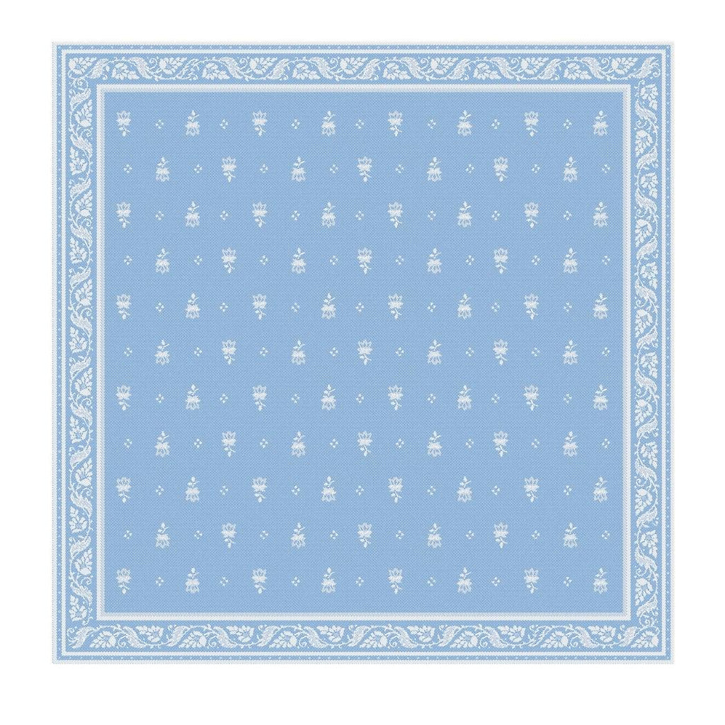 Blaue-Jacquard-Serviette