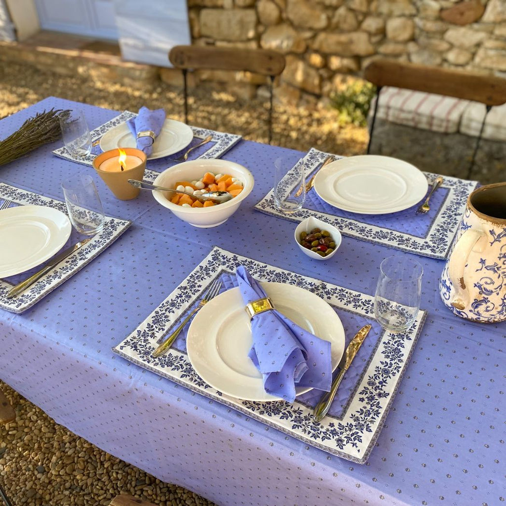 Beschichtete Tischdecke Lavendelblau Apropos Provence