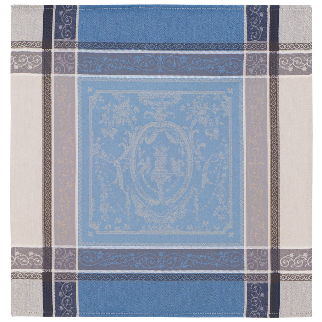 Baumwolle-Stoffserviette-Jacquard-Blau