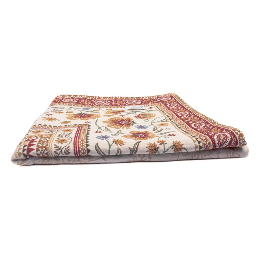 Jacquard Tischdecke mit Blumen Muster Toselli Frankreich